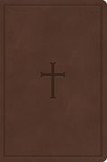 CSB Giant Print Reference Bible, Brown Leathertouch (en Inglés)