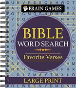 Brain Games - Bible Word Search: Favorite Verses - Large Print (Brain Games Large Print) (en Inglés)
