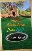 Crazy Adventure Mini Golf Score Book: US Edition (en Inglés)