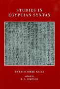 studies in egyptian syntax