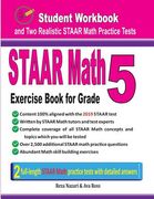 STAAR Math Exercise Book for Grade 5: Student Workbook and Two Realistic STAAR Math Tests (en Inglés)
