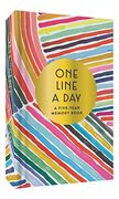 Rainbow one Line a Day: A Five-Year Memory Book (en Inglés)