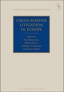 Cross-Border Litigation in eur (Studies in Private International Law) 