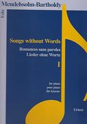 Lieder Ohne Worte i (Classical Sheet Music) (en Inglés)
