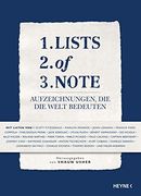 Lists of Note: Aufzeichnungen, die die Welt Bedeuten (en Alemán)