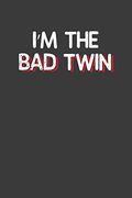 I'm the bad Twin: Hilarious Twinsies Gift