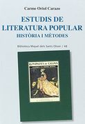 Estudis de Literatura Popular (Biblioteca Miquel Dels Sants Oliver) (en Catalán)