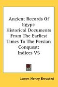 ancient records of egypt