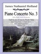 Piano Concerto No. 3: Full Orchestral Score (In Concert Pitch) Only (en Inglés)