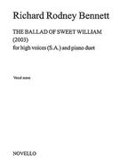 richard rodney bennett: the ballad of sweet william (en Inglés)