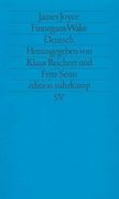 Finnegans Wake: Gesammelte Annäherungen (Edition Suhrkamp) (en Alemán)