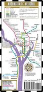 streetwise washington dc metro map - laminated washington dc public metro map - minimetro: folding pocket & wallet size metro map