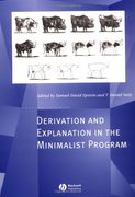 derivation and explanation in the minimalist program (en Inglés)