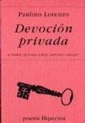 Devoción privada (Poesía Hiperión)