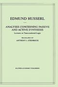 analyses concerning passive and active synthesis: lectures on transcendental logic (en Inglés)
