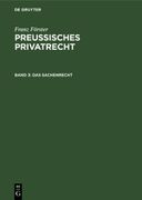 Das Sachenrecht (en Alemán)