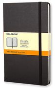 Moleskine Cuaderno Clásico - Tapa dura - Large - Negro - De rayas