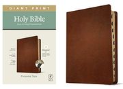 Nlt Personal Size Giant Print Bible, Filament Edition, Brown 
