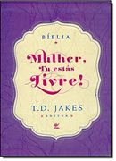 Bíblia Mulher, Tu Estás Livre ! - Luxo Roxo E Crème (en Portugués)