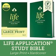 Nlt Life Application Study Bible, Third Edition, Large Print (Red Letter, Hardcover) 