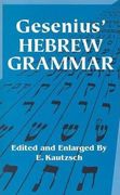 gesenius´ hebrew grammar (en Inglés)