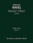 Piano Trio: Study Score (en Inglés)