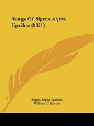 songs of sigma alpha epsilon (1921) (en Inglés)