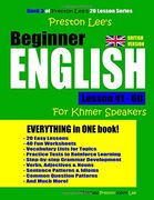 Preston Lee's Beginner English Lesson 41 - 60 for Khmer Speakers (British) (en Inglés)