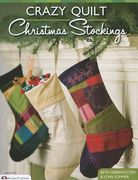 crazy quilt christmas stockings (en Inglés)