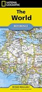 National Geographic World Map (Folded with Flags and Facts) (en Inglés)