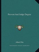 provost and judge degree (en Inglés)