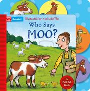 Who Says Moo?. A Pull-Tab Book