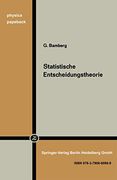 Statistische Entscheidungstheorie (en Alemán)