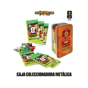 CAJA METÁLICA COLECCIONABLE NARANJO - FIFA WORLD CUP 2026 ADRENALYN XL