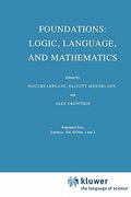 foundations: logic, language, and mathematics (en Inglés)