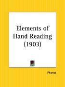 elements of hand reading (en Inglés)