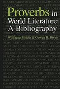 proverbs in world literature: a bibliography (en Inglés)