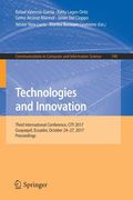 Technologies and Innovation: Third International Conference, Citi 2017, Guayaquil, Ecuador, October 24-27, 2017, Proceedings (en Inglés)