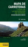 Mapa Carreteras Guia Naturaleza España 1: 340. 000