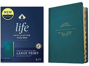 Kjv Life Application Study Bible, Third Edition, Large Print (Red Letter, Leatherlike, Teal Blue, Indexed) 