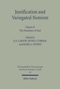 Justification and Variegated Nomism. Volume ii: The Paradoxes of Paul (en Inglés)