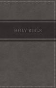 Kjv, Deluxe Gift Bible, Imitation Leather, Gray, red Letter Edition (en Inglés)