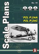 Scale Plans No. 79 Pzl P.24a & Pzl P.24c (en Inglés)
