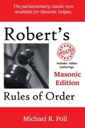 Robert's Rules of Order: Masonic Edition (en Inglés)