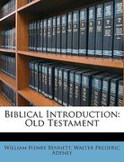 biblical introduction: old testament (en Inglés)