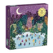 Merry Moonlight Skaters 500 Piece Foil Puzzle (en Inglés)