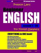 Preston Lee's Beginner English Lesson 1 - 20 for Finnish Speakers de Kevin Lee(Createspace) (en Inglés)