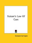 nature's law of cure (en Inglés)