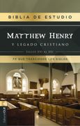 RVR, Biblia de estudio Matthew Henry y legado cristiano, Tapa dura, Interior a dos colores, con Indice, Comfort Print