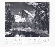 Half Dome, Merced River, Winter, Yosemite National Park (en Inglés)